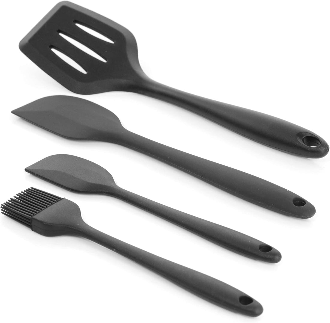 MegaChef Tool Cookware Utensil Set, 12 Piece, Black
