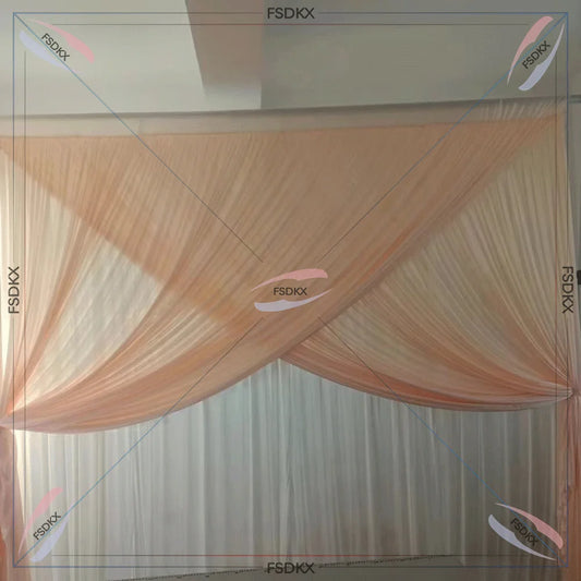 Professional custom made red velvet stage theater curtains