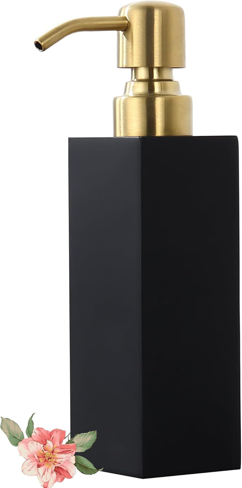 Matte Black Soap Dispenser