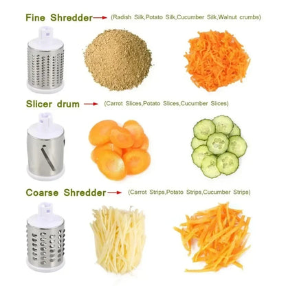 Vegetable Cutter & Slicer Manual Cheese Chopper