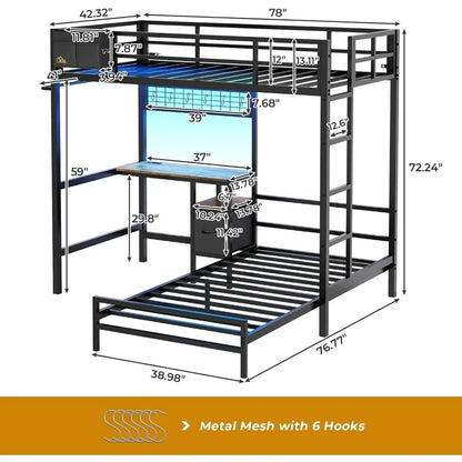 Twin Over Twin Bunk Bed