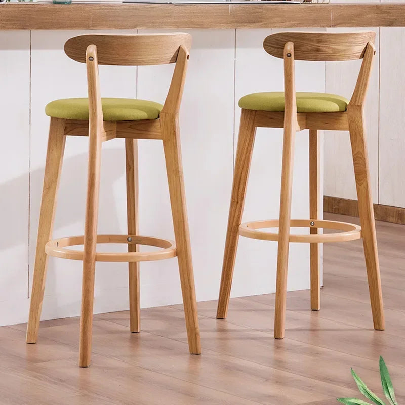 Solid Wood Bar Stool