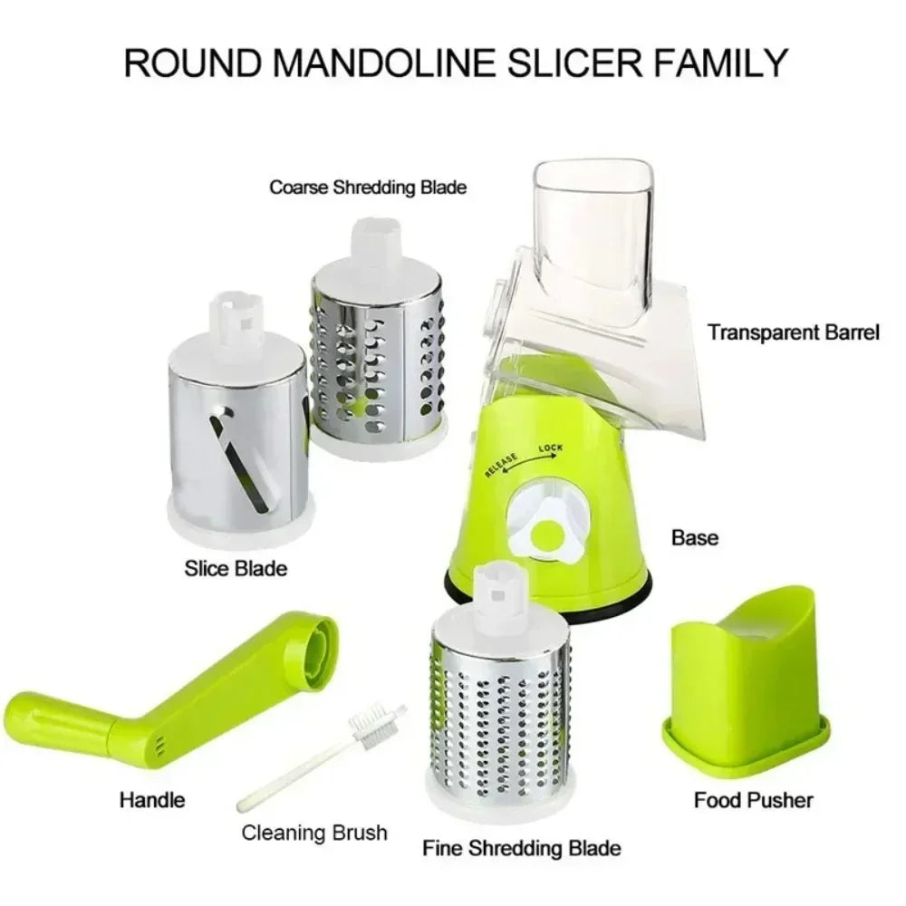 Vegetable Cutter & Slicer Manual Cheese Chopper