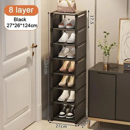 Stackable Adjustable Shoe Organizer Rack