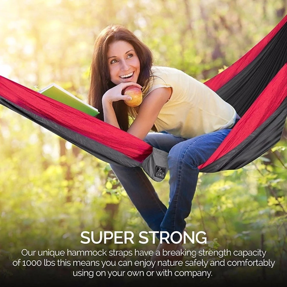 Portable Hammock 270x140cm Nylon Parachute Fabric