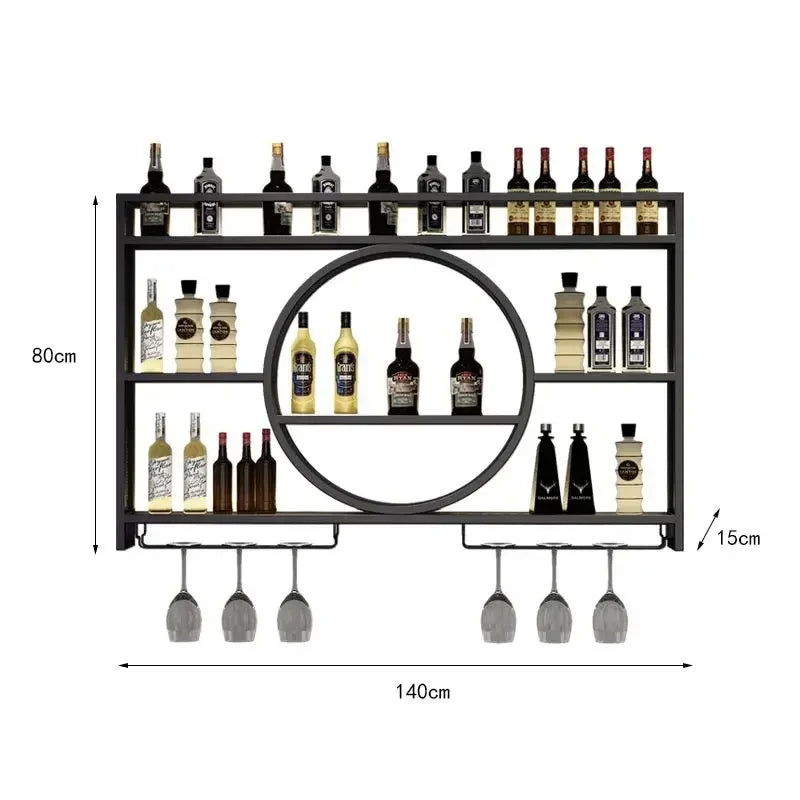 Wall-Mount Wine Rack