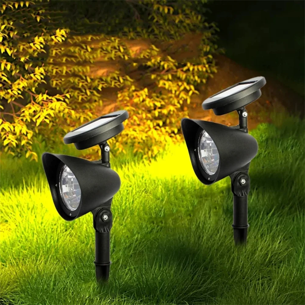 Outdoor LED Solar Spotlight Waterproof Garden Lights