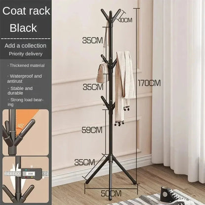 Vertical Tree Branch Coat Rack