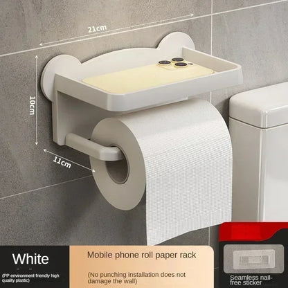 Wall-Mounted Toilet Paper Holder