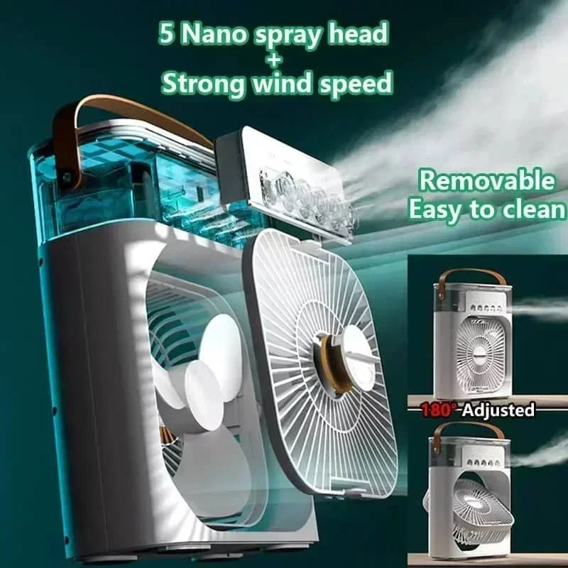 3-in-1 Portable Humidifier Fan