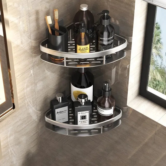 Rustproof Aluminum Bathroom Shelf