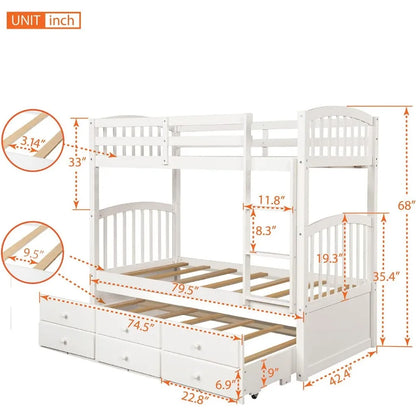 Twin Over Twin Bunk Bed