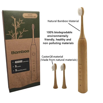 Eco-Friendly Sonic Electric Toothbrush