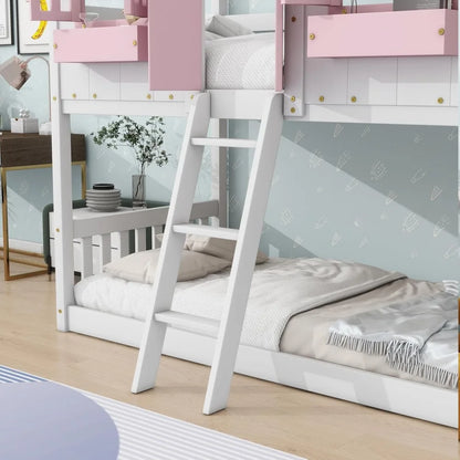 Twin Over Twin House Bunk Bed