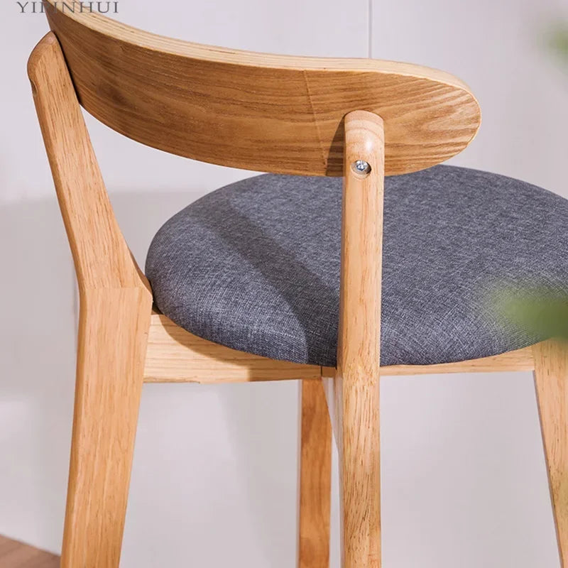 Solid Wood Bar Stool