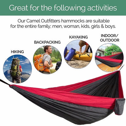 Portable Hammock 270x140cm Nylon Parachute Fabric