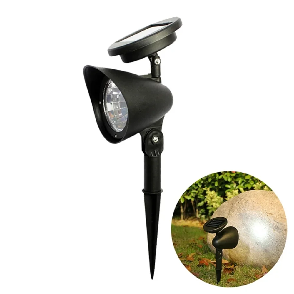 Outdoor LED Solar Spotlight Waterproof Garden Lights