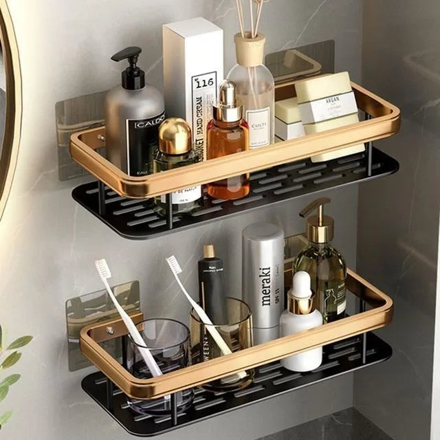 Rustproof Aluminum Bathroom Shelf