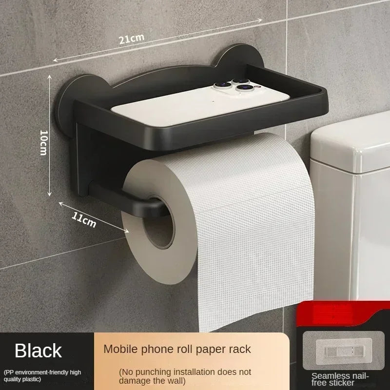 Wall-Mounted Toilet Paper Holder