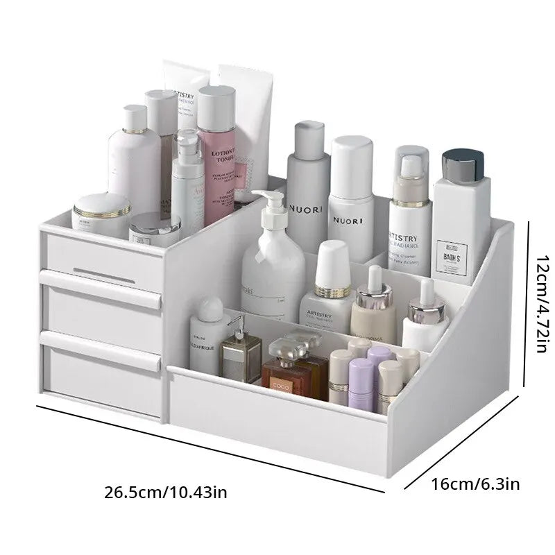 White Drawer Makeup Storage Box