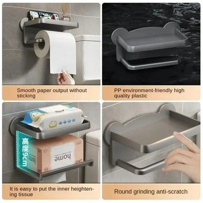 Wall-Mounted Toilet Paper Holder