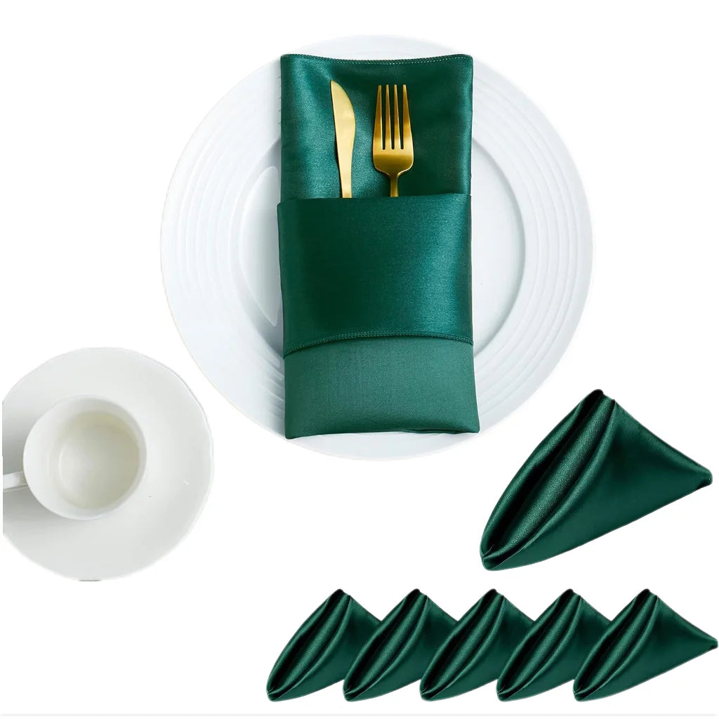 6pcs Satin Napkin