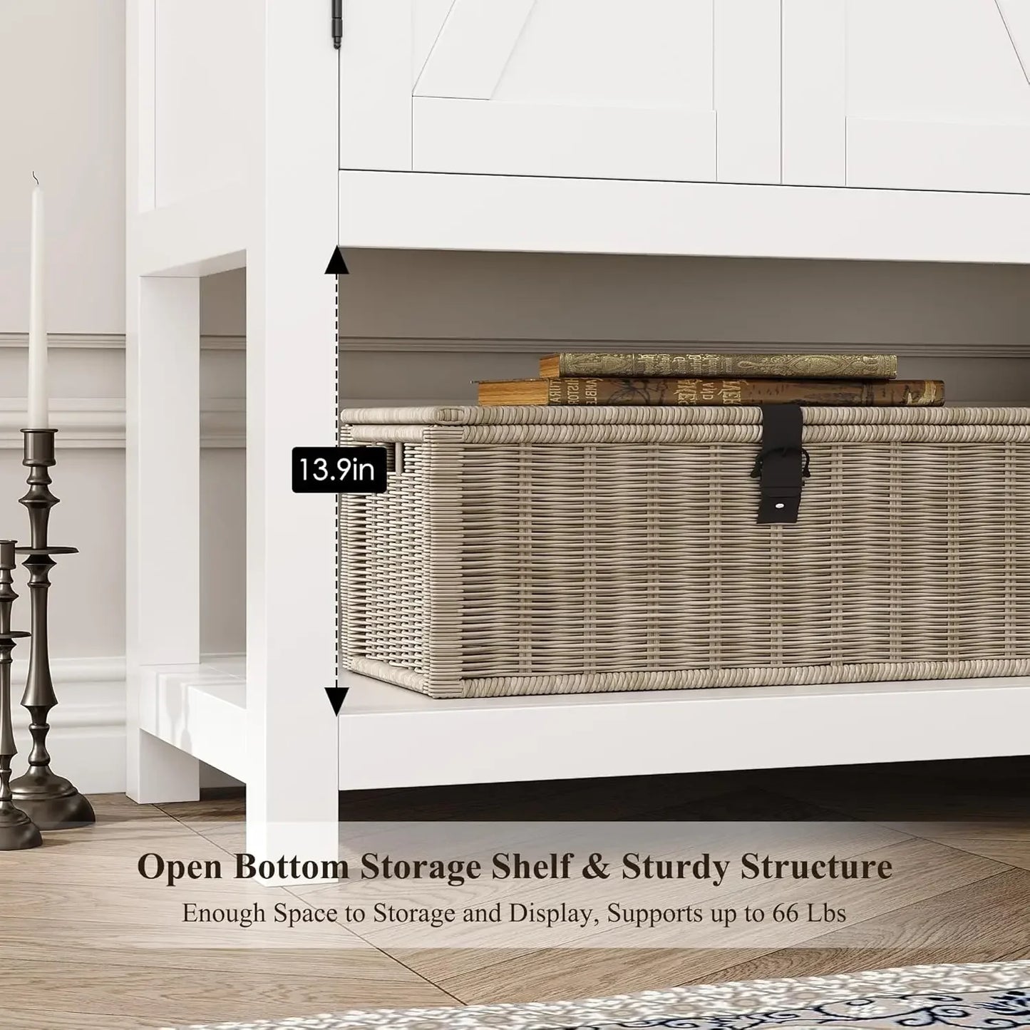 Modern Farmhouse Buffet Sideboard Cabinet