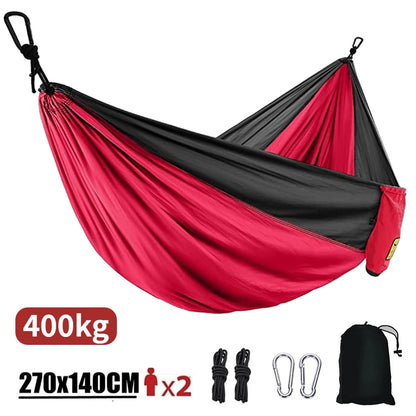 Portable Hammock 270x140cm Nylon Parachute Fabric