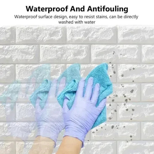 3D Self-Adhesive Brick Wall Stickers Waterproof