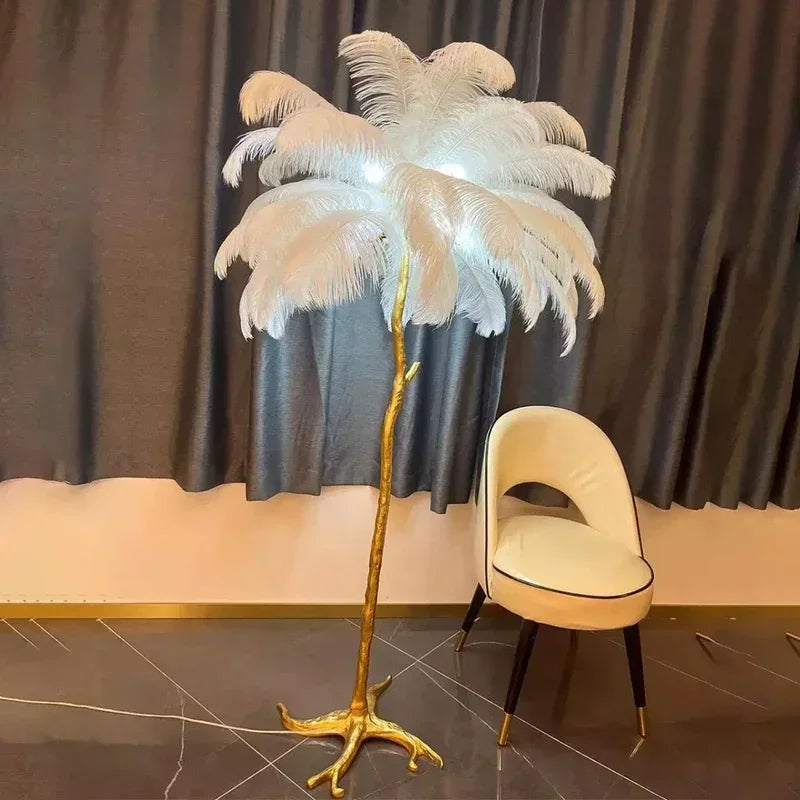 Nordic Feather Floor Lamp