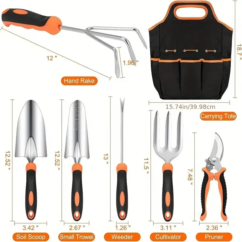 7pcs Mini Stainless Steel Garden Tools Set