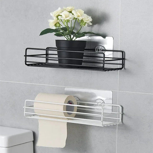 Floating Wall Shelf Metal Organizer Cart