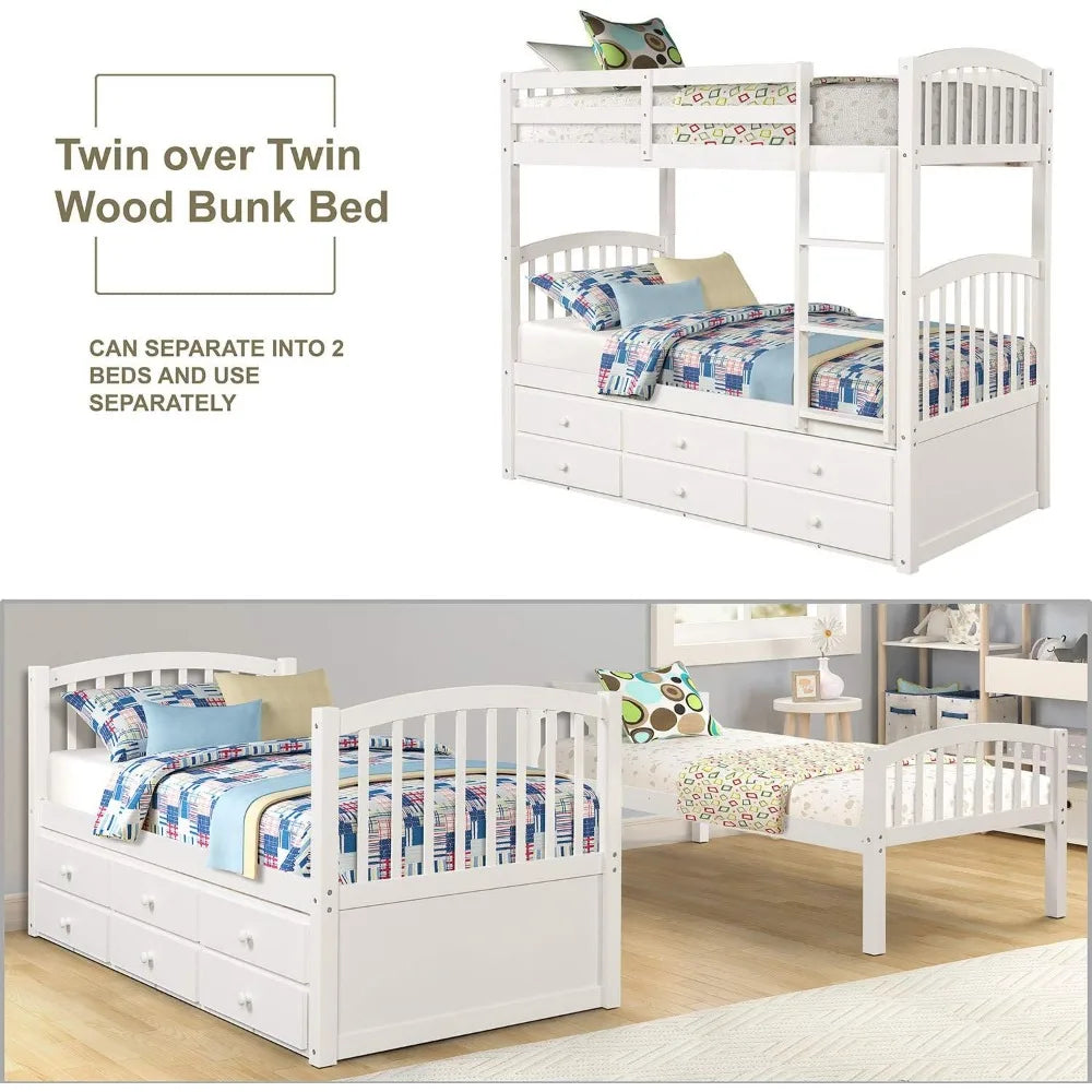 Twin Over Twin Bunk Bed