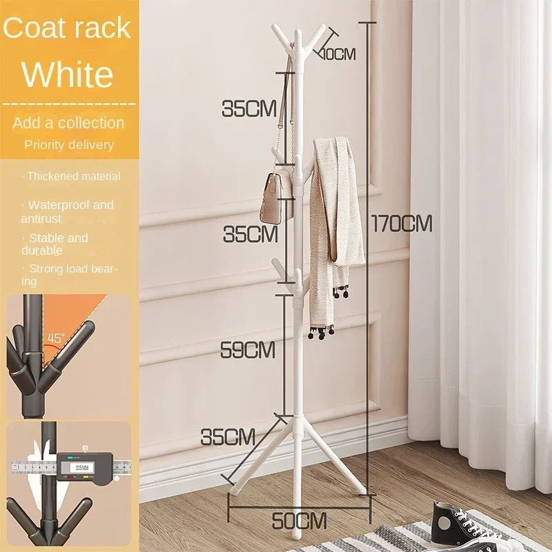 Vertical Tree Branch Coat Rack