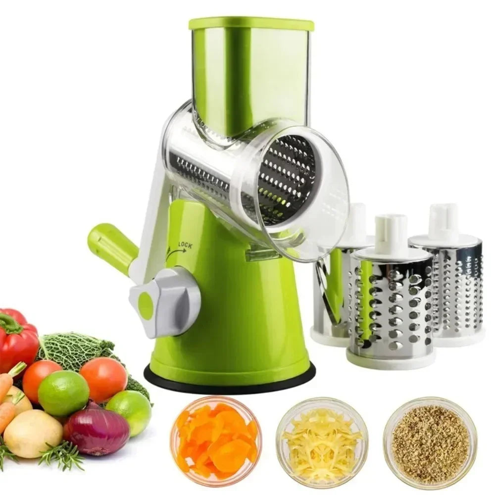 Vegetable Cutter & Slicer Manual Cheese Chopper