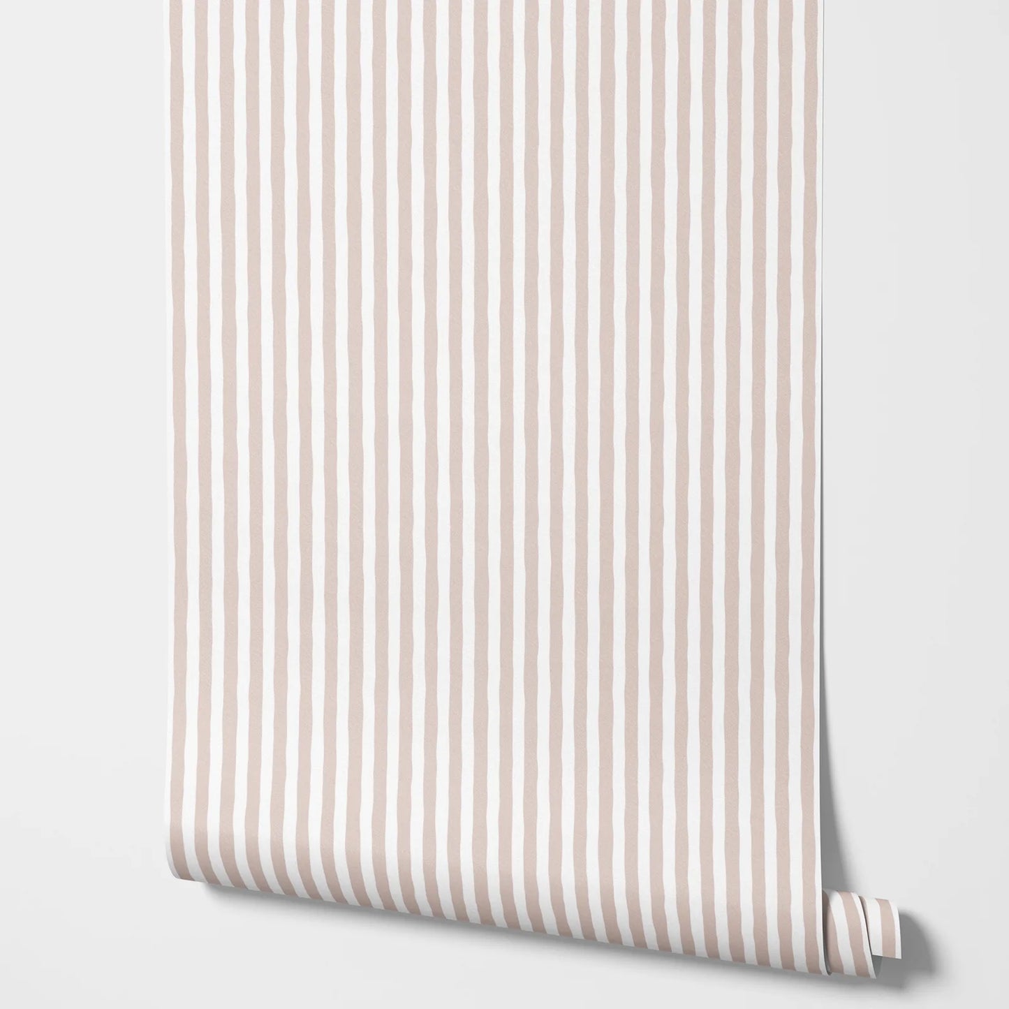 Beige Stripe Wallpaper