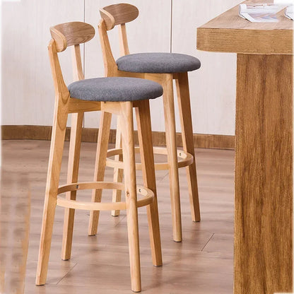 Solid Wood Bar Stool