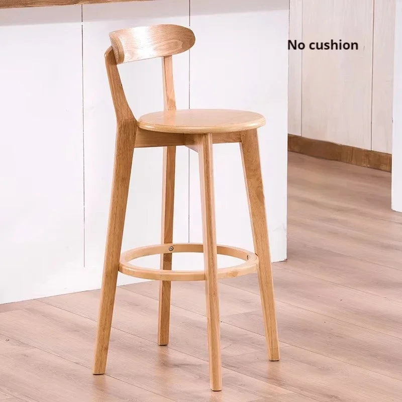 Solid Wood Bar Stool