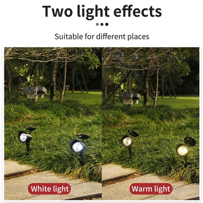 Outdoor LED Solar Spotlight Waterproof Garden Lights