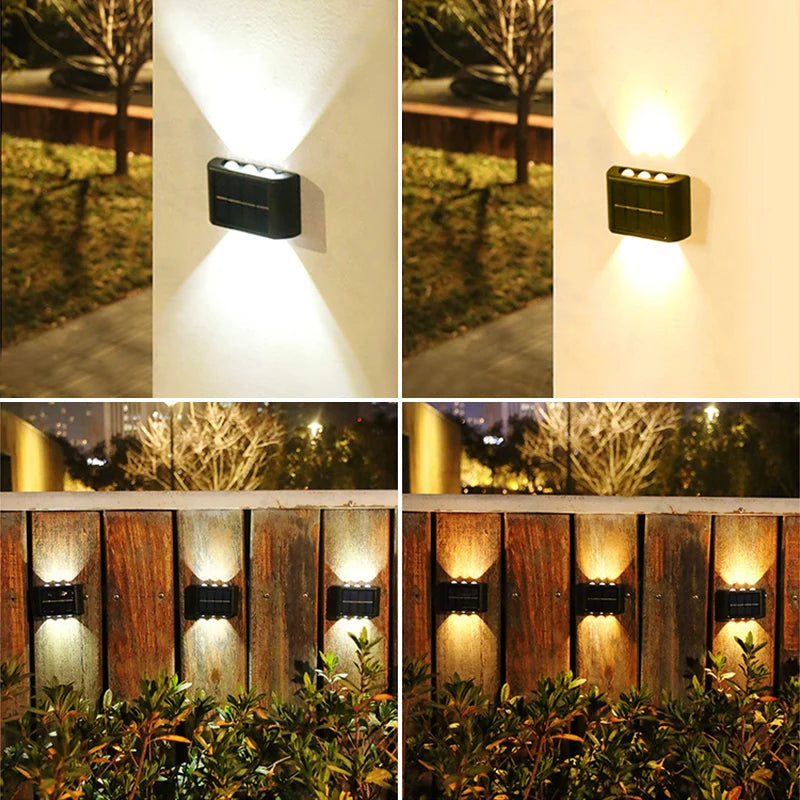 6LED Solar Wall Lights