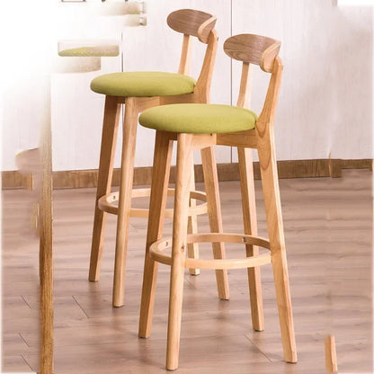 Solid Wood Bar Stool