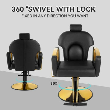 Height Adjustable Salon Chair