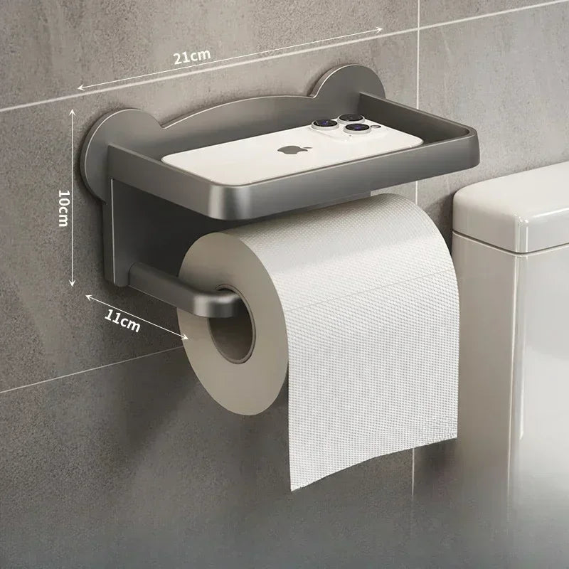 Wall-Mounted Toilet Paper Holder