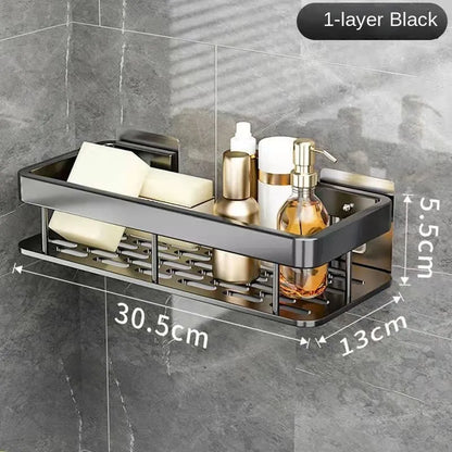 Rustproof Aluminum Bathroom Shelf