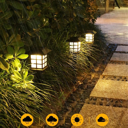 2 Pack Solar Pathway Lights