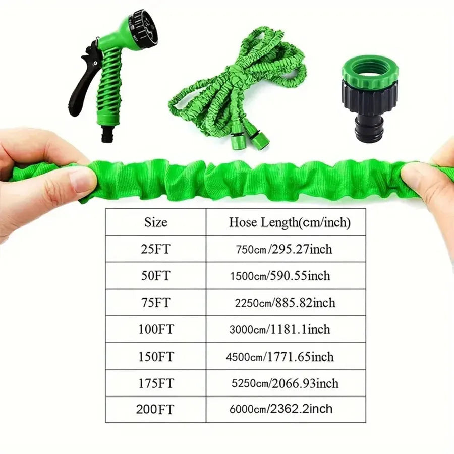 High pressure hose expansion hose high pressure irrigation hose can extend garden hose spray gun automobile water gun