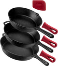 Cuisinel Cast Iron Skillets Set 