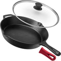Cuisinel Cast Iron Skillets Set 