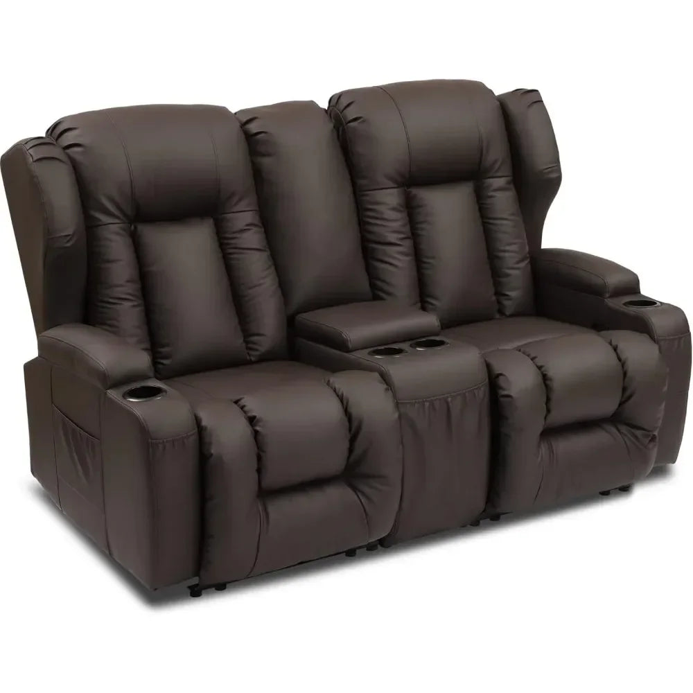 Recliner Sofa & Console, Wall Hugger Reclining RV,  RV Theater Seats, Theater Seating, Home Theater Seating