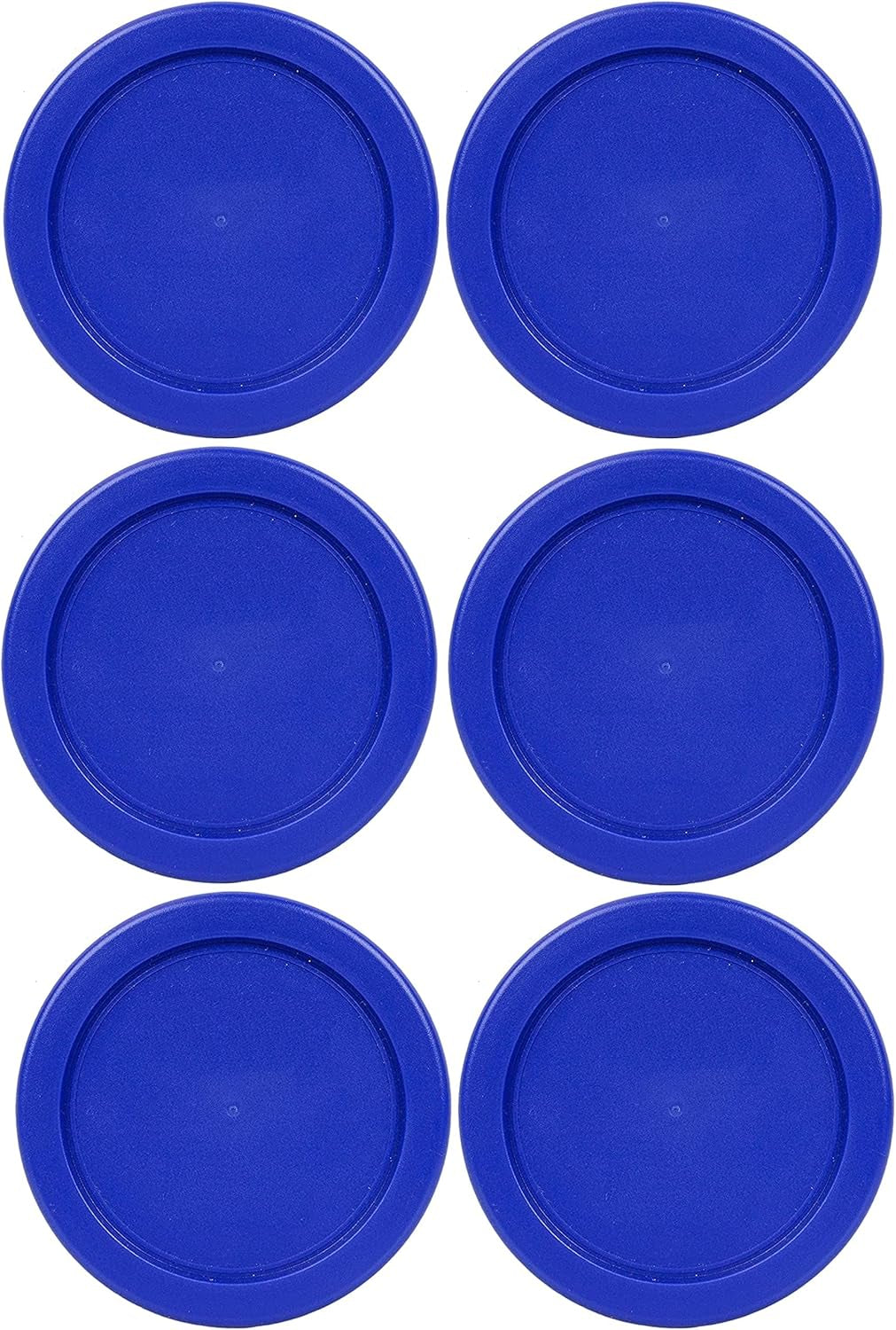 1 Cup/236 mL Blue Replacement Lids/Covers for Pyrex 7202-PC, Anchor Hocking & Klare Ware Storage Bowls *Lids Only - Glass Container Not Included* (6 Pack, Blue)